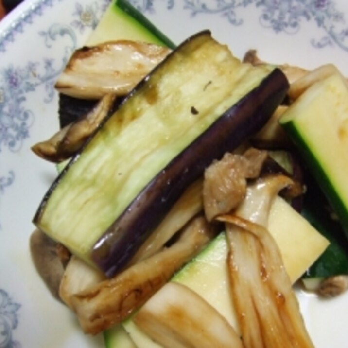 夏野菜のかんたん炒め